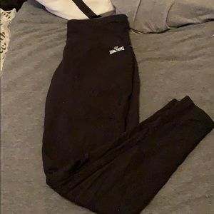 Spalding black leggings. size small. Worn TWICE.